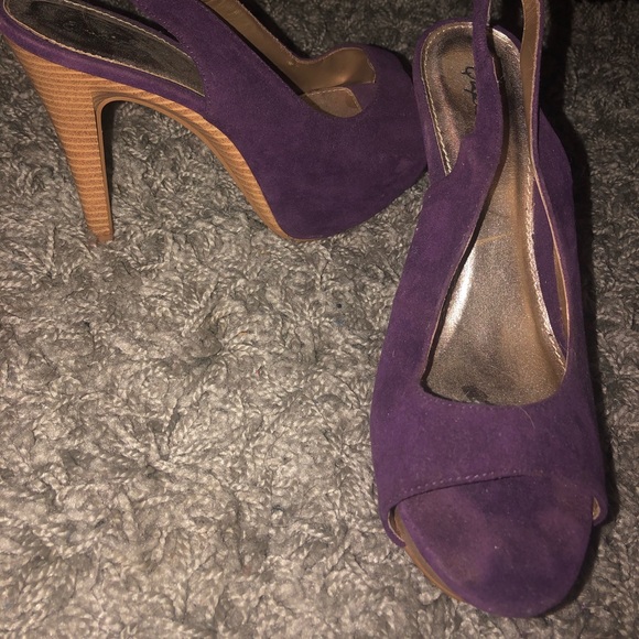 🛍4for$20🛍 Qupid Peep Toe, Sling back Heels - Picture 2 of 2